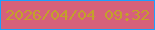 文字の大きさ：1、枠の色：1ba0fd、背景の色：d6617a、文字の色：c3a02b 無料ブログパーツのブログ時計