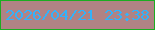 文字の大きさ：1、枠の色：1bad22、背景の色：b08385、文字の色：33b2fa 無料ブログパーツのブログ時計