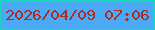 文字の大きさ：3、枠の色：1bd5bc、背景の色：4aaaf5、文字の色：ac2d1d 無料ブログパーツのブログ時計