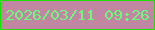 文字の大きさ：1、枠の色：1bdf01、背景の色：c186a2、文字の色：6bf97e 無料ブログパーツのブログ時計