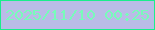 文字の大きさ：4、枠の色：1bee8c、背景の色：babce7、文字の色：78fbba 無料ブログパーツのブログ時計