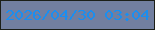 文字の大きさ：5、枠の色：1c1f18、背景の色：727fa0、文字の色：1b8eef 無料ブログパーツのブログ時計