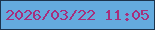 文字の大きさ：2、枠の色：1c344c、背景の色：64abde、文字の色：a62f7c 無料ブログパーツのブログ時計