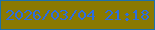 文字の大きさ：5、枠の色：1c71ac、背景の色：8a7901、文字の色：2c6de1 無料ブログパーツのブログ時計