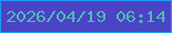 文字の大きさ：4、枠の色：1c99f8、背景の色：4a45c5、文字の色：52b8b3 無料ブログパーツのブログ時計