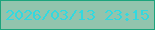 文字の大きさ：1、枠の色：1ca47c、背景の色：92c4ad、文字の色：32d9e0 無料ブログパーツのブログ時計