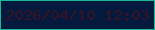 文字の大きさ：3、枠の色：1cb794、背景の色：031a3e、文字の色：371324 無料ブログパーツのブログ時計