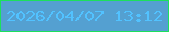 文字の大きさ：1、枠の色：1ce05d、背景の色：54a0d1、文字の色：52c2ff 無料ブログパーツのブログ時計