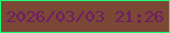 文字の大きさ：4、枠の色：1cf973、背景の色：7a4834、文字の色：6f1b69 無料ブログパーツのブログ時計