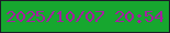 文字の大きさ：1、枠の色：1d1b28、背景の色：17a72f、文字の色：a51ea0 無料ブログパーツのブログ時計