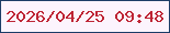文字の大きさ：3、枠の色：1d3d67、背景の色：fcf4fd、文字の色：be2536 無料ブログパーツのブログ時計