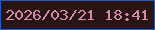 文字の大きさ：5、枠の色：1d5cce、背景の色：291514、文字の色：d587ac 無料ブログパーツのブログ時計