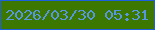 文字の大きさ：3、枠の色：1d5fdc、背景の色：3c7800、文字の色：5796e0 無料ブログパーツのブログ時計