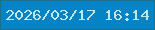 文字の大きさ：1、枠の色：1d7088、背景の色：0683c5、文字の色：c2e7e5 無料ブログパーツのブログ時計