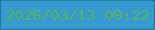文字の大きさ：3、枠の色：1d7795、背景の色：369ad2、文字の色：58b65c 無料ブログパーツのブログ時計