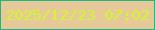 文字の大きさ：1、枠の色：1db67f、背景の色：e7c999、文字の色：cef831 無料ブログパーツのブログ時計
