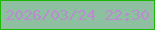 文字の大きさ：3、枠の色：1db806、背景の色：8fbfa1、文字の色：bc8ad0 無料ブログパーツのブログ時計