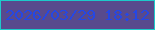 文字の大きさ：4、枠の色：1dcaca、背景の色：584a8d、文字の色：2547e4 無料ブログパーツのブログ時計