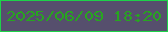 文字の大きさ：5、枠の色：1dd349、背景の色：564f6d、文字の色：28a520 無料ブログパーツのブログ時計