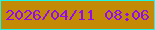 文字の大きさ：1、枠の色：1df5e5、背景の色：c38a05、文字の色：920aed 無料ブログパーツのブログ時計