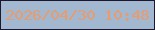 文字の大きさ：5、枠の色：1e162d、背景の色：a2b8d1、文字の色：e79c70 無料ブログパーツのブログ時計