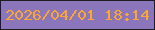 文字の大きさ：5、枠の色：1e1d20、背景の色：8b76bb、文字の色：fba533 無料ブログパーツのブログ時計