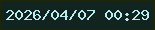 文字の大きさ：4、枠の色：1e260a、背景の色：112420、文字の色：bbecf0 無料ブログパーツのブログ時計