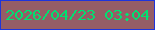 文字の大きさ：1、枠の色：1e34dc、背景の色：955d66、文字の色：00e171 無料ブログパーツのブログ時計