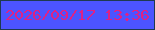 文字の大きさ：5、枠の色：1e3a50、背景の色：4c54ff、文字の色：df2185 無料ブログパーツのブログ時計