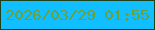 文字の大きさ：5、枠の色：1e411a、背景の色：11beff、文字の色：699f3c 無料ブログパーツのブログ時計