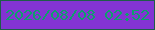 文字の大きさ：5、枠の色：1e5d49、背景の色：8334d3、文字の色：0e9f6d 無料ブログパーツのブログ時計