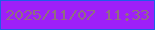 文字の大きさ：4、枠の色：1e5dea、背景の色：9e20f8、文字の色：906e81 無料ブログパーツのブログ時計