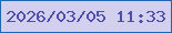 文字の大きさ：4、枠の色：1e68b2、背景の色：d3d0ef、文字の色：504eab 無料ブログパーツのブログ時計