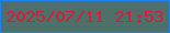 文字の大きさ：5、枠の色：1e82f3、背景の色：4d7168、文字の色：d61c39 無料ブログパーツのブログ時計