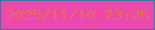 文字の大きさ：5、枠の色：1e85a7、背景の色：ee48ae、文字の色：d87356 無料ブログパーツのブログ時計