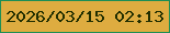 文字の大きさ：1、枠の色：1e8e55、背景の色：deac40、文字の色：212e00 無料ブログパーツのブログ時計