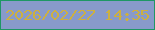 文字の大きさ：5、枠の色：1e9764、背景の色：889aca、文字の色：cdb040 無料ブログパーツのブログ時計