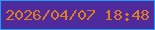 文字の大きさ：4、枠の色：1e9df2、背景の色：4e2a9c、文字の色：dd7b27 無料ブログパーツのブログ時計