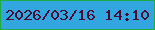 文字の大きさ：2、枠の色：1eaa45、背景の色：32a6de、文字の色：480a32 無料ブログパーツのブログ時計