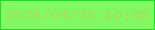 文字の大きさ：3、枠の色：1edd29、背景の色：81f962、文字の色：a4e057 無料ブログパーツのブログ時計