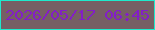 文字の大きさ：3、枠の色：1eeacd、背景の色：765f64、文字の色：831ec7 無料ブログパーツのブログ時計