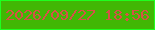 文字の大きさ：3、枠の色：1eff1e、背景の色：41b704、文字の色：d55247 無料ブログパーツのブログ時計