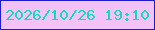 文字の大きさ：2、枠の色：1f1ad1、背景の色：f3c2f8、文字の色：11dabe 無料ブログパーツのブログ時計
