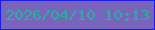 文字の大きさ：2、枠の色：1f1bec、背景の色：7864bb、文字の色：27b0a1 無料ブログパーツのブログ時計