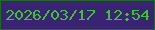 文字の大きさ：3、枠の色：1f6c20、背景の色：3a2373、文字の色：3bc531 無料ブログパーツのブログ時計