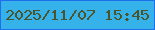 文字の大きさ：4、枠の色：1f6fea、背景の色：35b2ea、文字の色：4b542b 無料ブログパーツのブログ時計