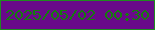 文字の大きさ：1、枠の色：1f8b20、背景の色：690a8a、文字の色：157c0e 無料ブログパーツのブログ時計