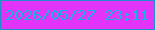 文字の大きさ：3、枠の色：1f8fcb、背景の色：e233f8、文字の色：16b4e1 無料ブログパーツのブログ時計