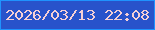 文字の大きさ：4、枠の色：1f93fe、背景の色：2853cb、文字の色：f6d0d5 無料ブログパーツのブログ時計