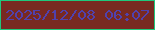 文字の大きさ：1、枠の色：1fc77c、背景の色：782921、文字の色：5041ad 無料ブログパーツのブログ時計